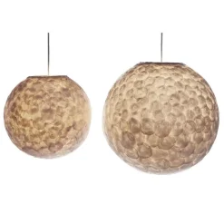 Sale Straluma Romantische hanglamp bol creme schelp