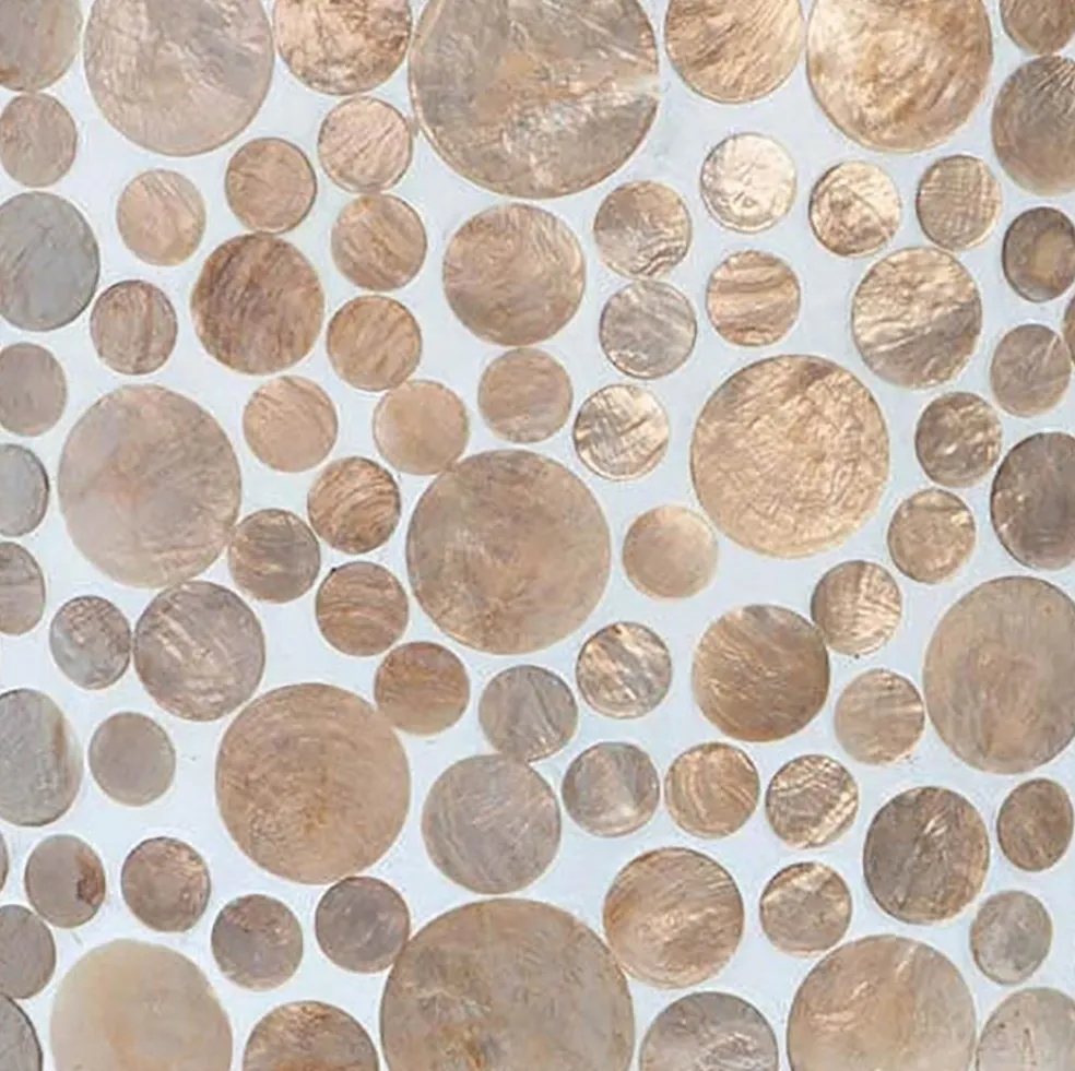 Fashion Straluma Romantische Schelpen wandlamp coin beige