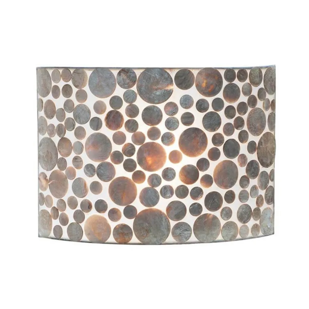 Fashion Straluma Romantische Schelpen wandlamp coin beige