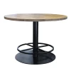 Store Straluma Ronde bartafel Woodstock grijs/zwart Ø130x92 cm