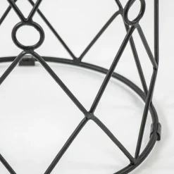 Best Straluma Ronde bijzettafel mangohout met zwart metaal