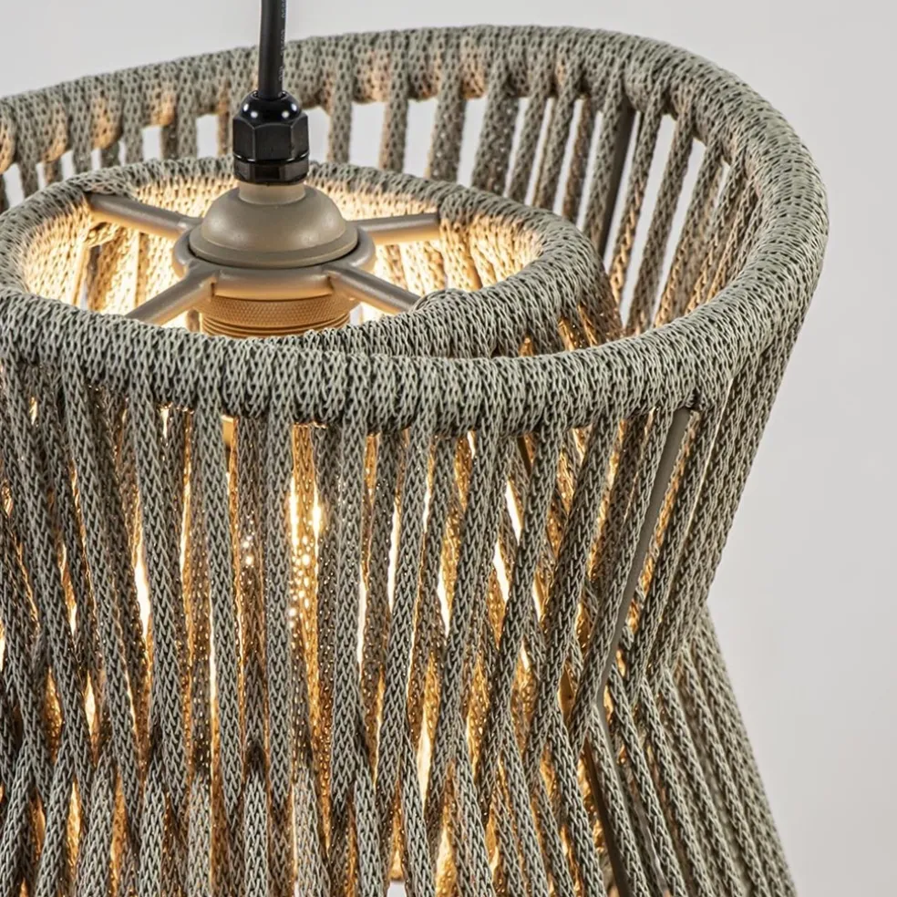 Hot Straluma Ronde buiten hanglamp donker beige IP44
