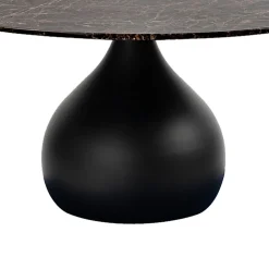 Online Straluma Ronde eetkamertafel bruin marmer Ø120 cm