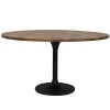 Cheap Straluma Ronde eettafel acacia hout met zwarte poot Bicoca