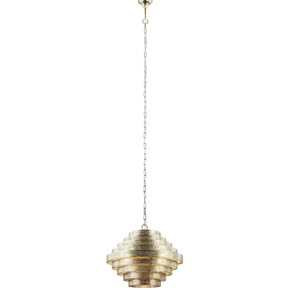 Cheap Straluma Ronde hanglamp metaal oud zilver 55 cm