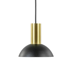 Shop Straluma Ronde hanglamp zwart met brons klein