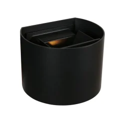 Clearance Straluma Ronde LED buitenlamp zwart inclusief lichtsensor