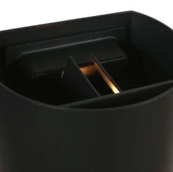 Clearance Straluma Ronde LED buitenlamp zwart inclusief lichtsensor