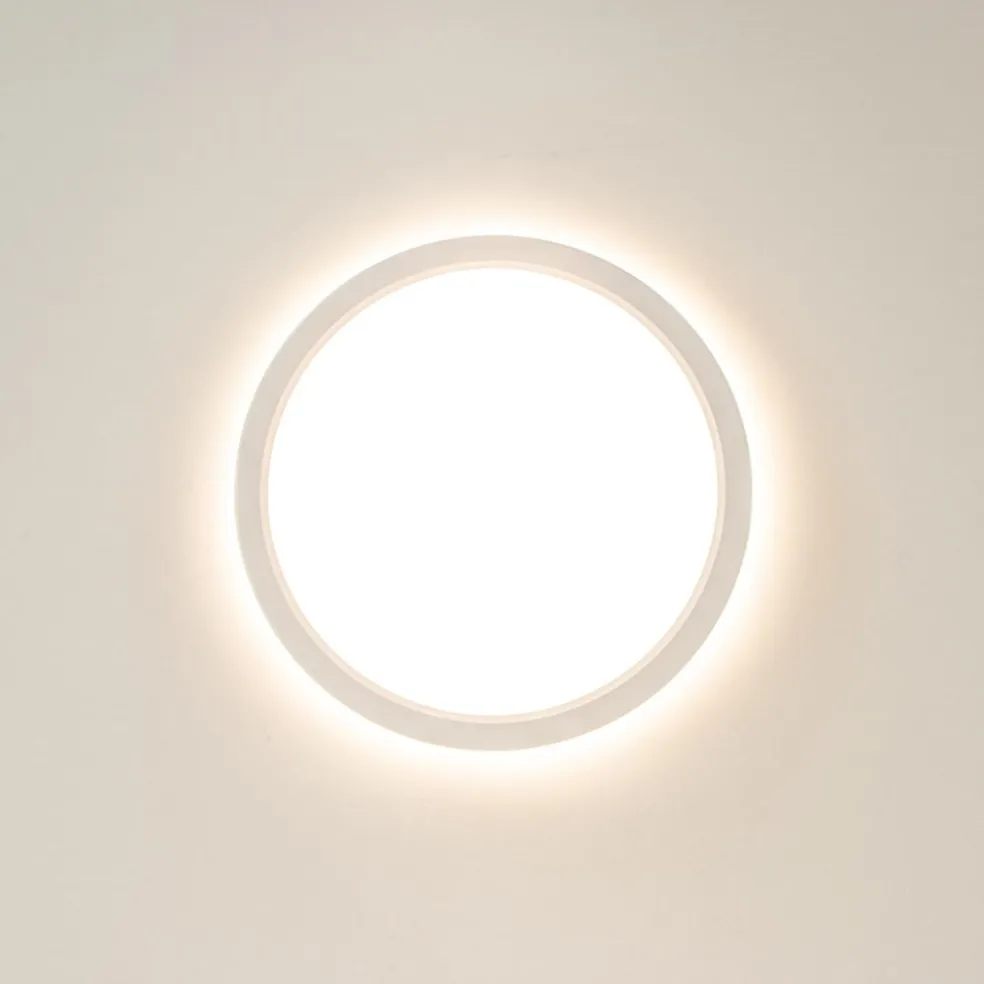 Hot Straluma Ronde LED plafondlamp wit met 3 licht opties