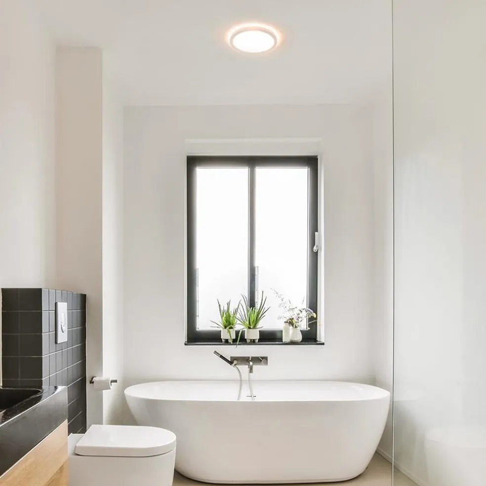 Hot Straluma Ronde LED plafondlamp wit met 3 licht opties