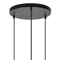 New Straluma Ronde 3-lichts hanglamp met draadkappen divers