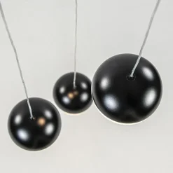 Clearance Straluma Ronde 3-Lichts LED hanglamp met zwarte bollen dimbaar