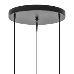Clearance Straluma Ronde 3-Lichts LED hanglamp met gold fading glas