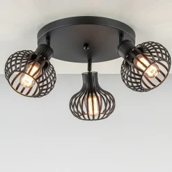 Sale Straluma Ronde 3-lichts plafondlamp met verstelbare kappen