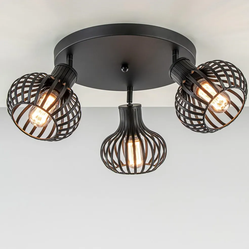 Sale Straluma Ronde 3-lichts plafondlamp met verstelbare kappen
