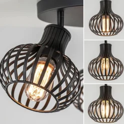 Sale Straluma Ronde 3-lichts plafondlamp met verstelbare kappen