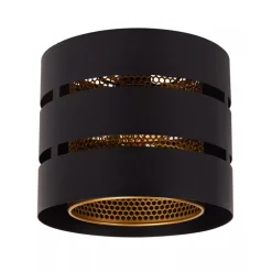 Best Sale Straluma Ronde plafondlamp zwart metaal met goud
