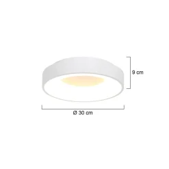 New Straluma Ronde plafonnière wit inclusief LED