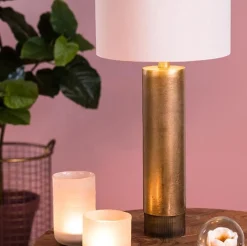 Cheap Straluma Ruw antiek bronzen lampvoet Savi exclusief kap