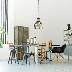 Flash Sale Straluma Ruw metalen hanglamp antiek zwart
