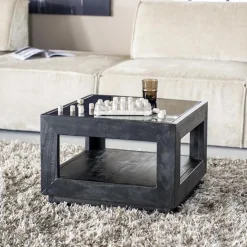 Sale Straluma Salontafel Liam 60x60x40 cm - zwart