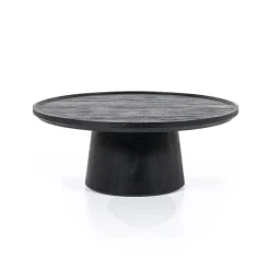 Sale Straluma Salontafel Ron zwart 80x32 cm