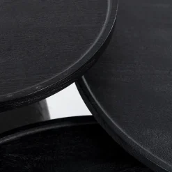 Sale Straluma Salontafel Ron zwart 80x32 cm