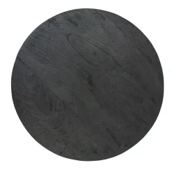 Cheap Straluma Salontafel rond hout zwart 80 cm