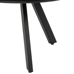 Cheap Straluma Salontafel rond hout zwart 80 cm