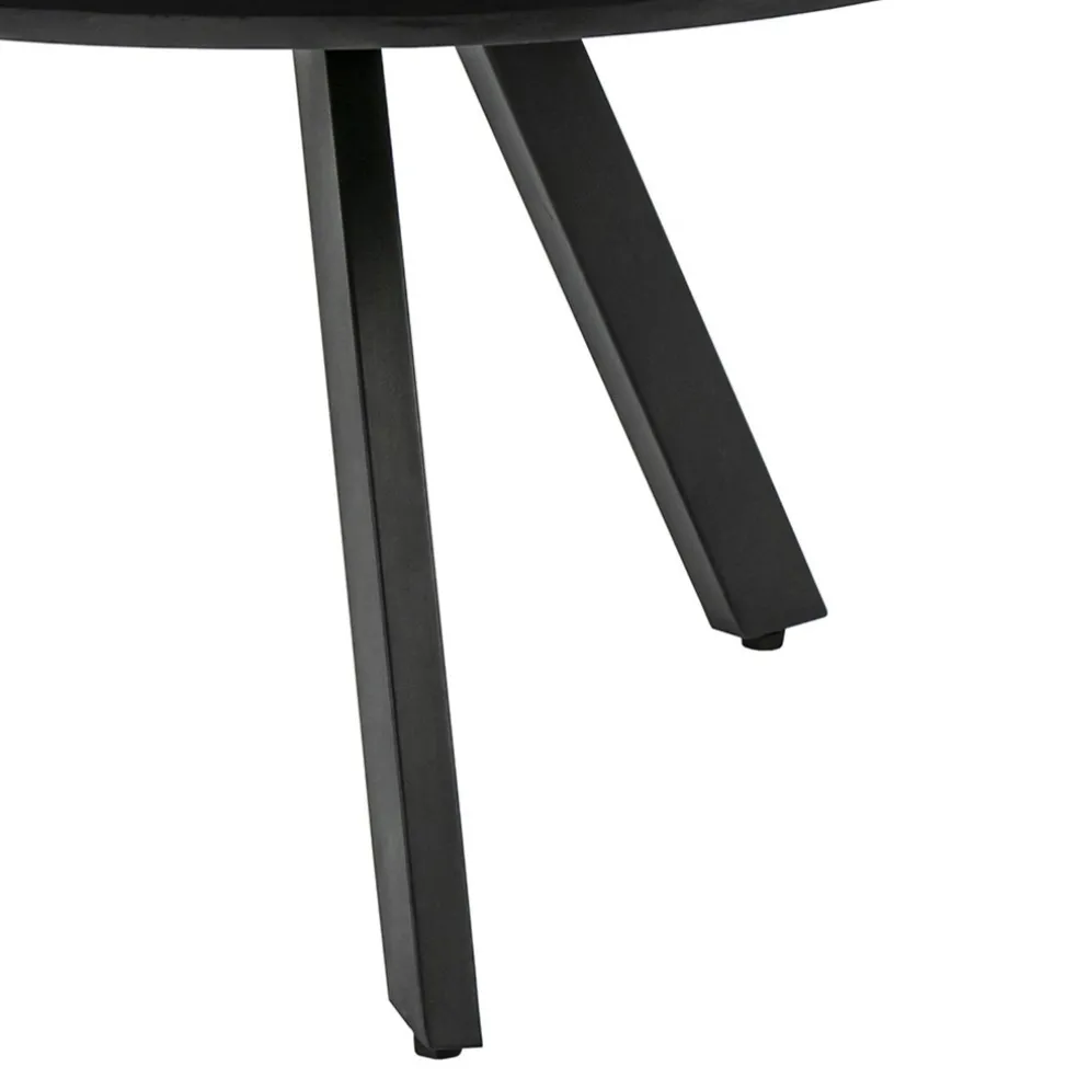 Cheap Straluma Salontafel rond hout zwart 80 cm