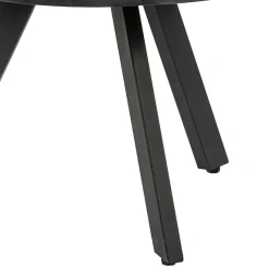 Clearance Straluma Salontafel rond hout zwart 60 cm