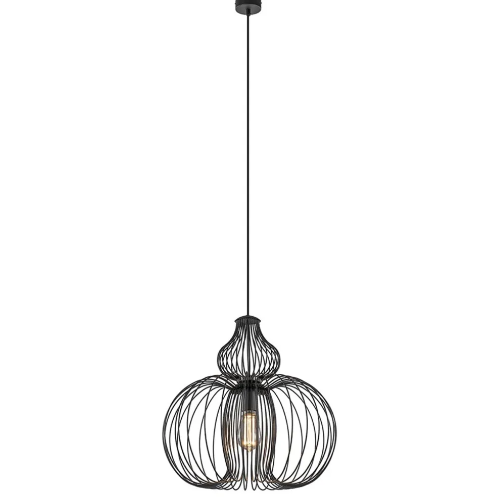 Best Sale Straluma Scandinavische draad hanglamp mat zwart
