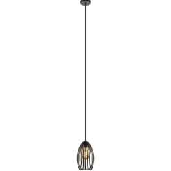 Cheap Straluma Scandinavische hanglamp mat zwart