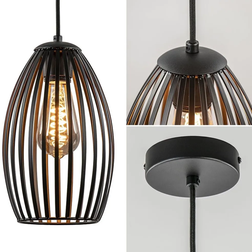 Cheap Straluma Scandinavische hanglamp mat zwart
