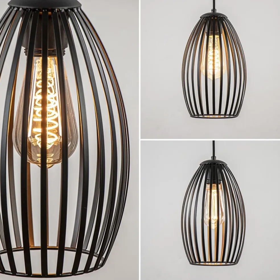 Cheap Straluma Scandinavische hanglamp mat zwart