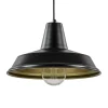 Clearance Straluma Scandinavische hanglamp zwart met goud 36 cm