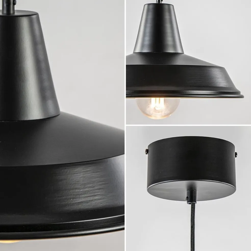 Clearance Straluma Scandinavische hanglamp zwart met goud 36 cm