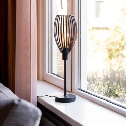 Best Straluma Scandinavische tafellamp mat zwart