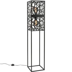 Store Straluma Scandinavische vloerlamp zwart frame