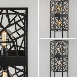 Store Straluma Scandinavische vloerlamp zwart frame