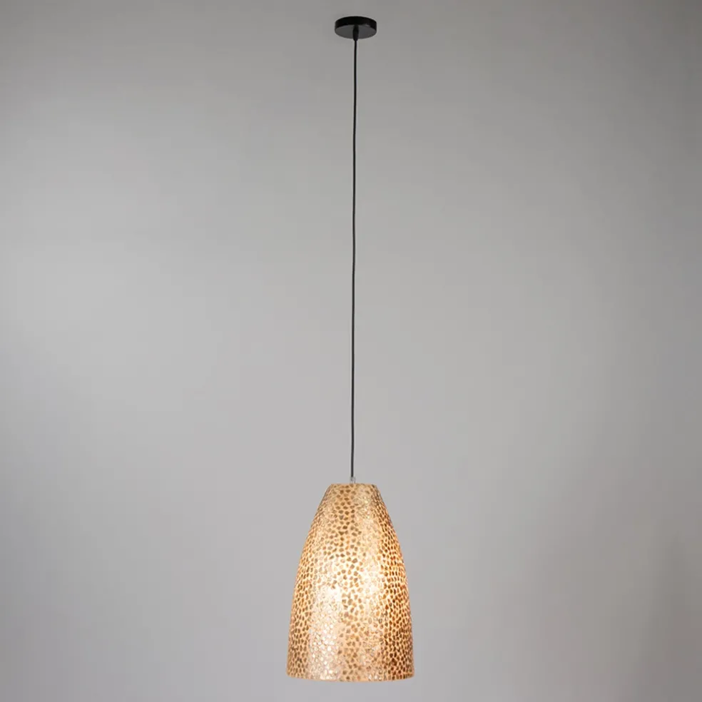 Outlet Straluma Schelpen hanglamp goud rond