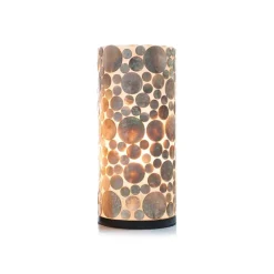 Flash Sale Straluma Schelpen tafellamp cilinder goud/bruin