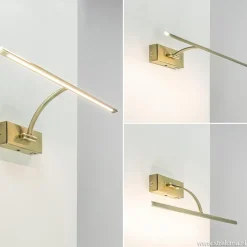 Best Straluma Schilderij wandlamp brons met dimbaar LED