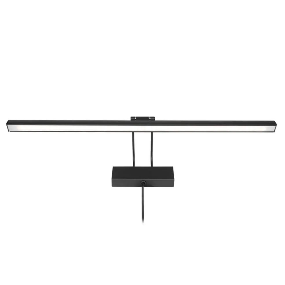 Discount Straluma Schilderijlamp Litho zwart 60cm+dim.cct