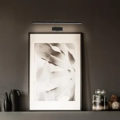 Discount Straluma Schilderijlamp Litho zwart 60cm+dim.cct