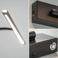 Best Sale Straluma Schilderijlamp zwart 45cm met dimmer