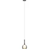 Hot Straluma Sfeervolle hanglamp smoke met wit binnenglas