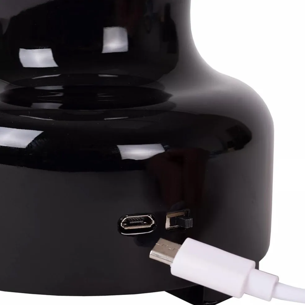 Cheap Straluma Sfeervolle tafellamp op batterij zwart dimbaar
