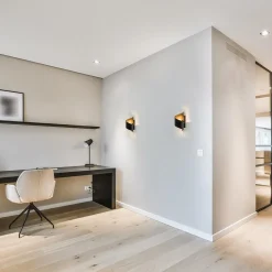 Sale Straluma Sierlijke wandlamp krul zwart met goud