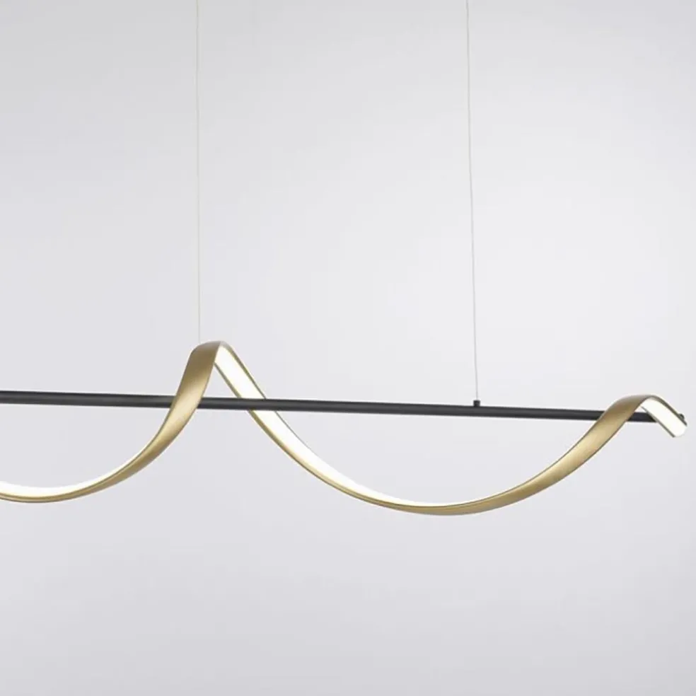 New Straluma Smart hanglamp antraciet/goud inclusief remote